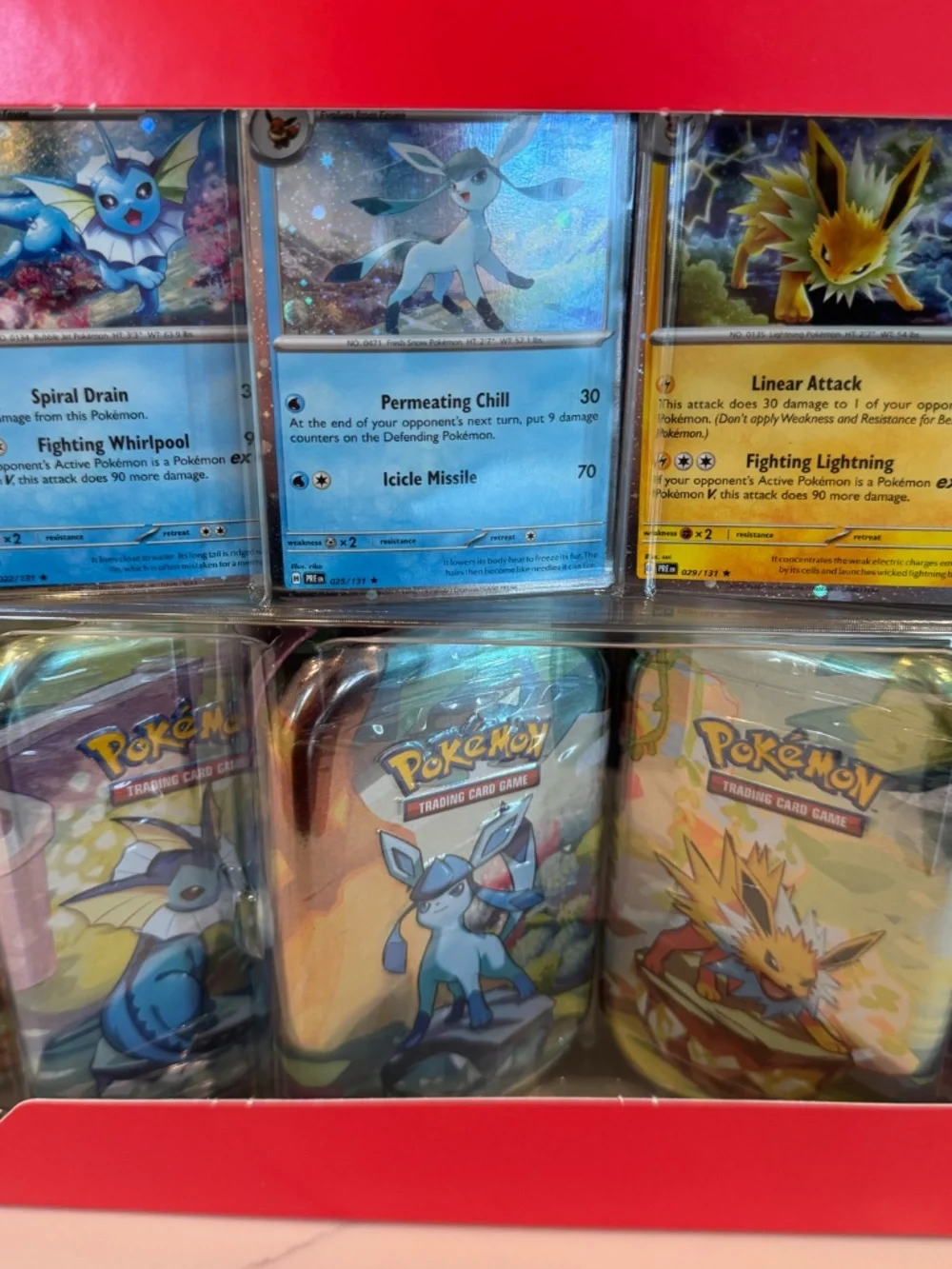 Pokemon TCG:Scarlet & Violet Prismatic Evolutions 8 pk mini tins NIB